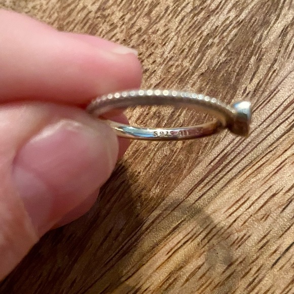 Pandora Pink Heart Beaded Ring - Picture 3 of 3